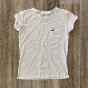 White Hollister Tee
